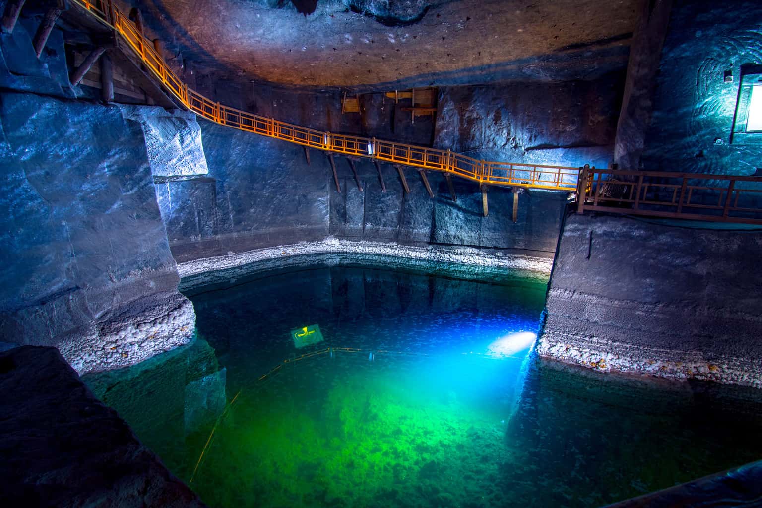 Underground chapel in Wieliczka Salt Mine near Krakow