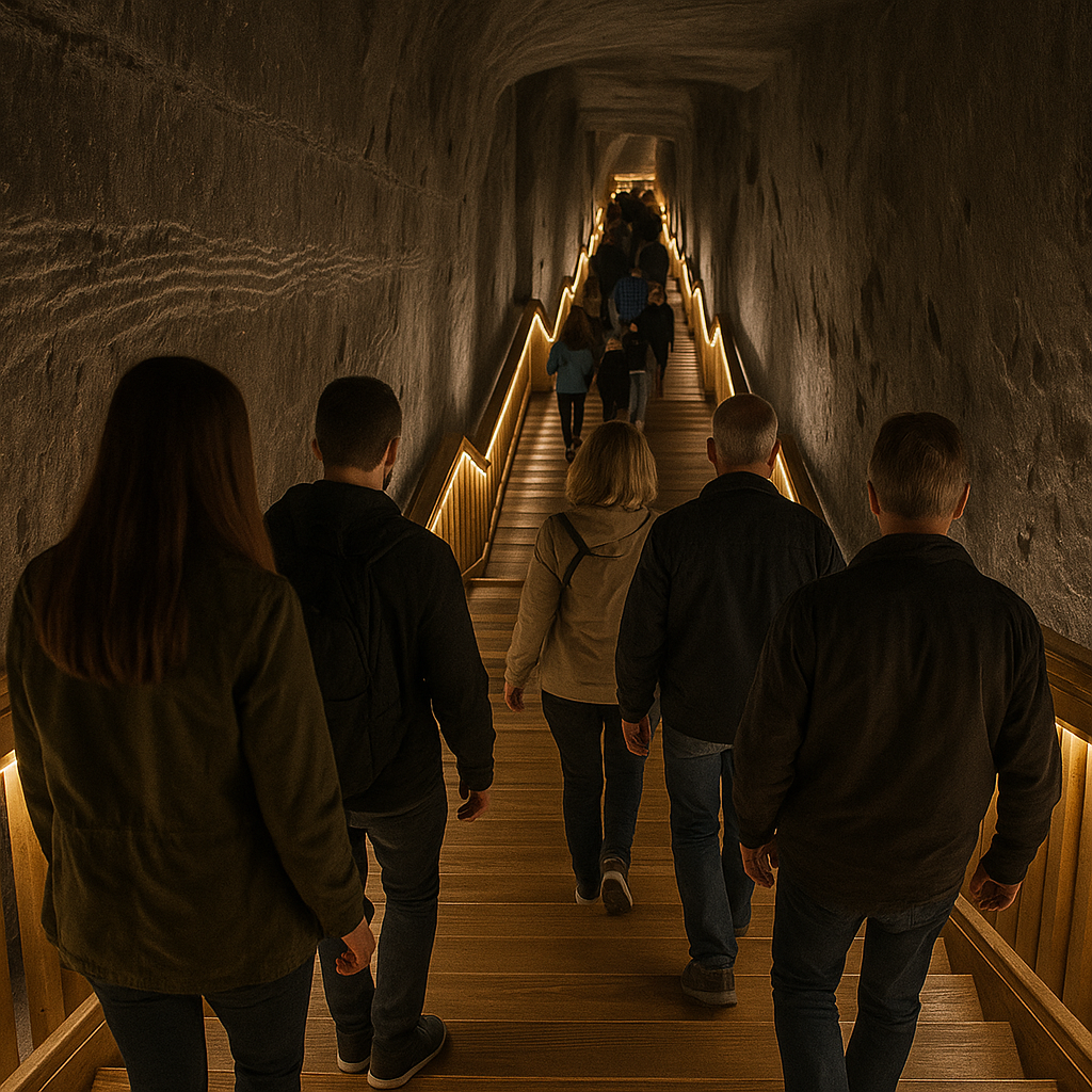 Underground salt lake