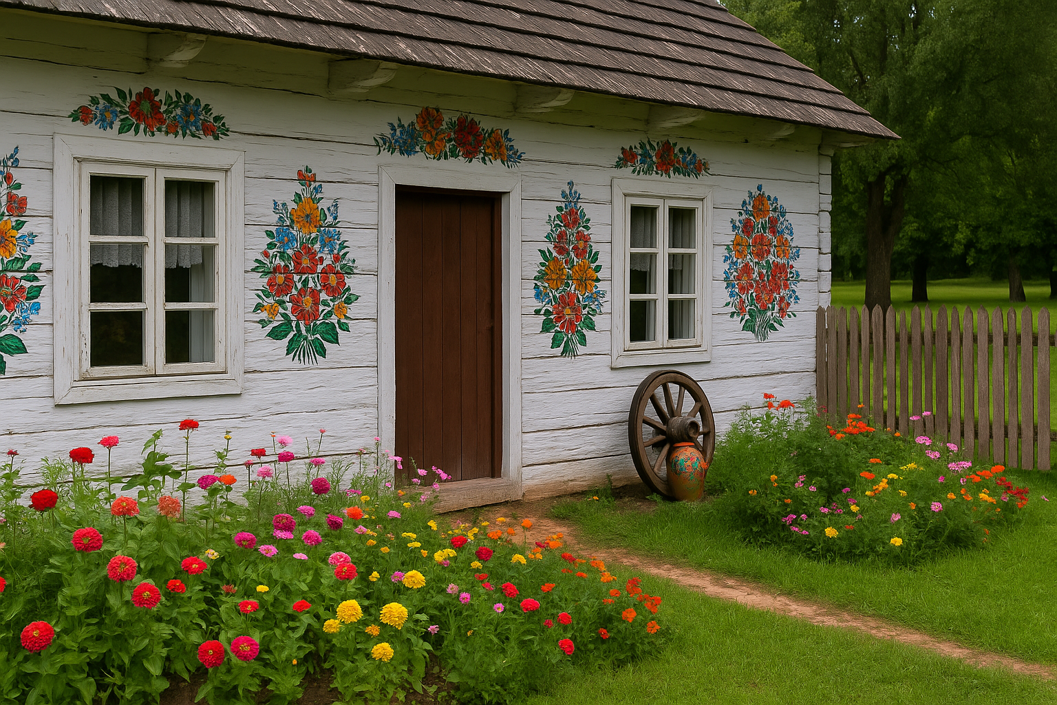 Zalipie Painted Village